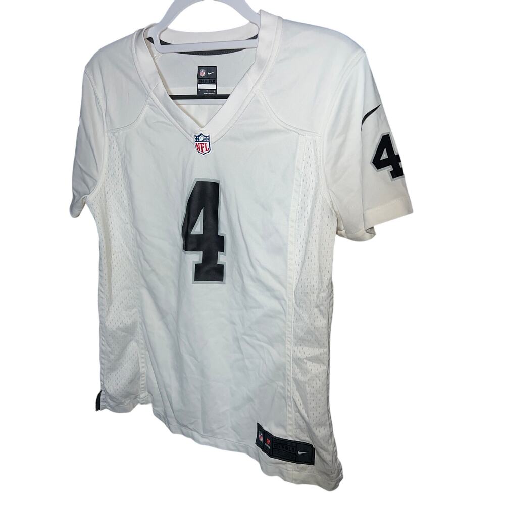 020 Las Vegas Raiders #4 Nike NFL Jersey Derek Carr‎ Women’s Medium White
